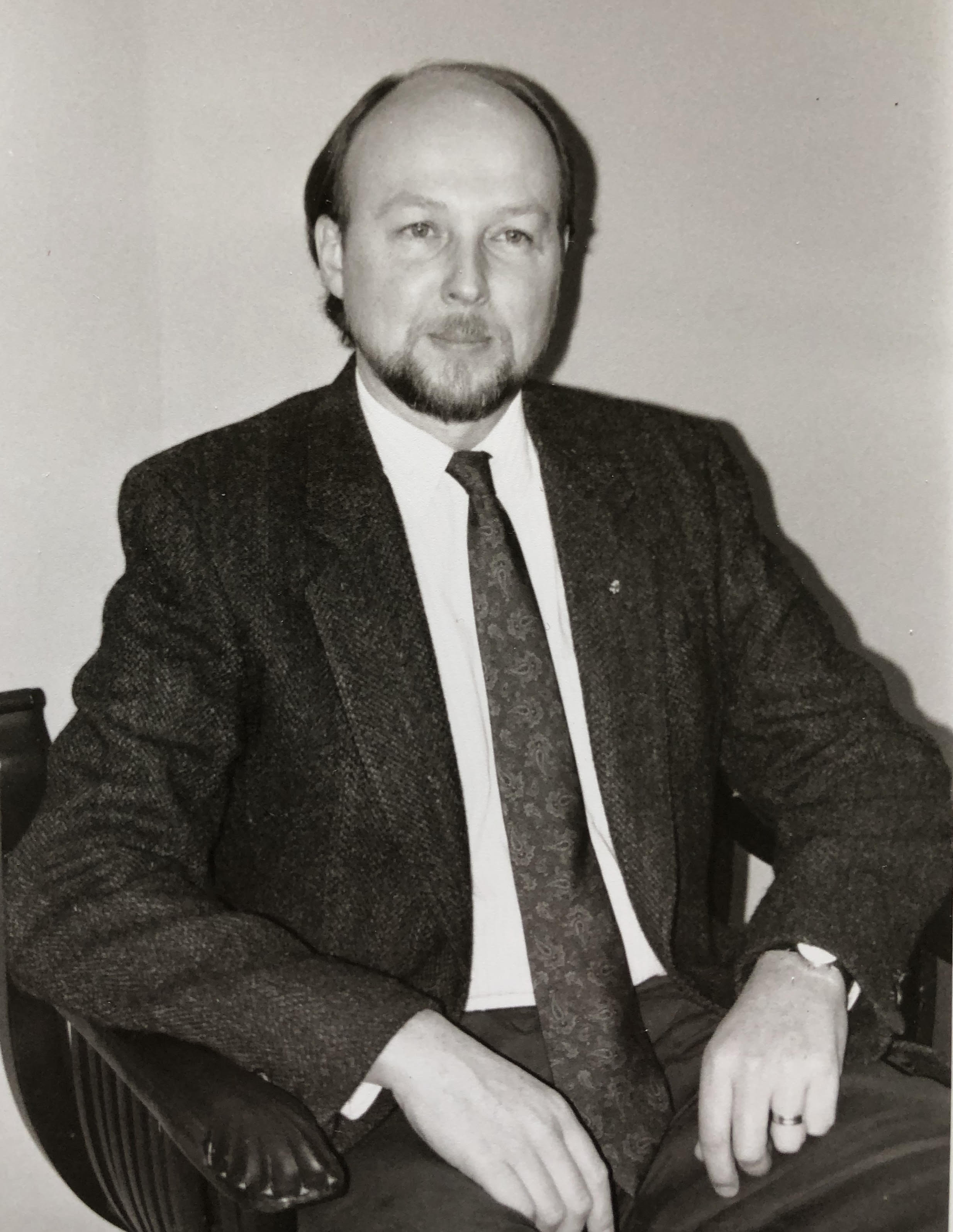 D. Geoffrey Bell after a concert circa 1990